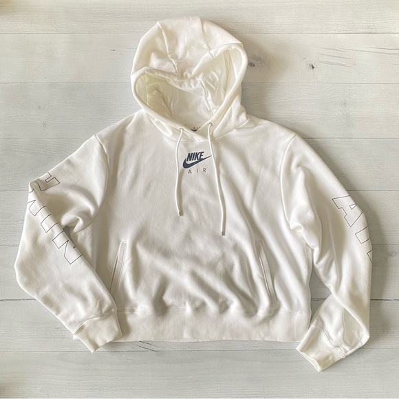 Nike Tops - NIKE Air Hoodie Sz 1x White Black
